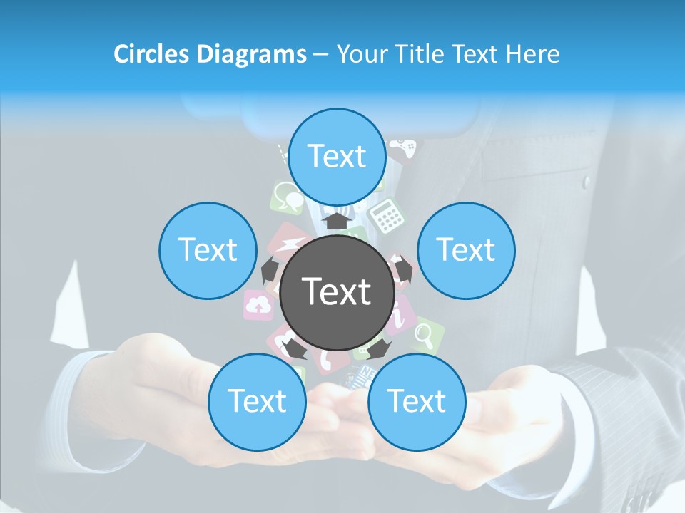 Server White Modern PowerPoint Template