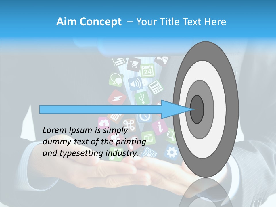 Server White Modern PowerPoint Template
