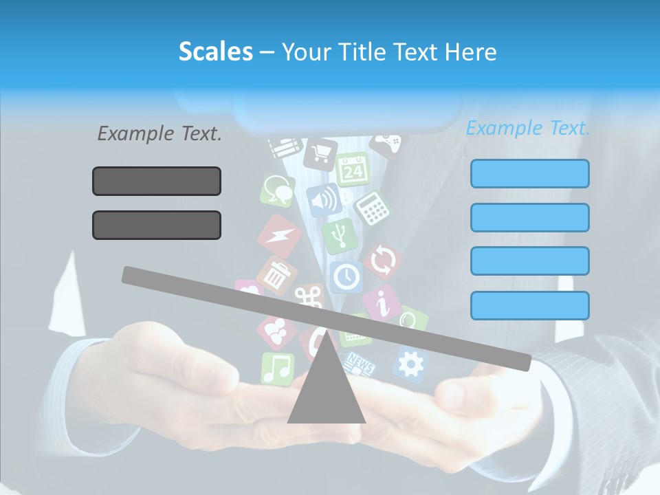 Server White Modern PowerPoint Template