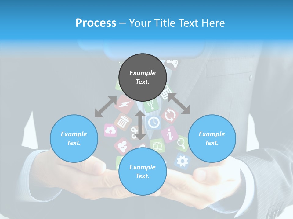 Server White Modern PowerPoint Template