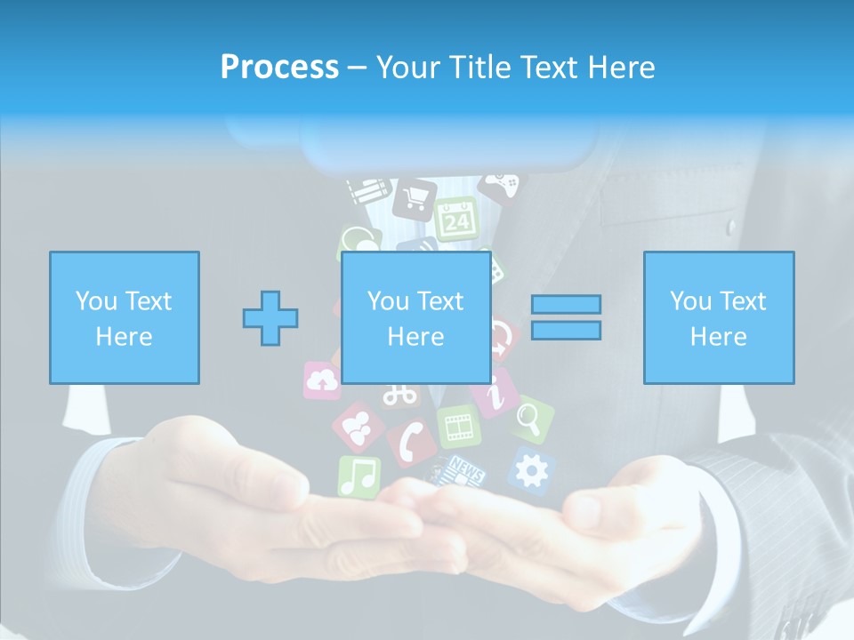 Server White Modern PowerPoint Template