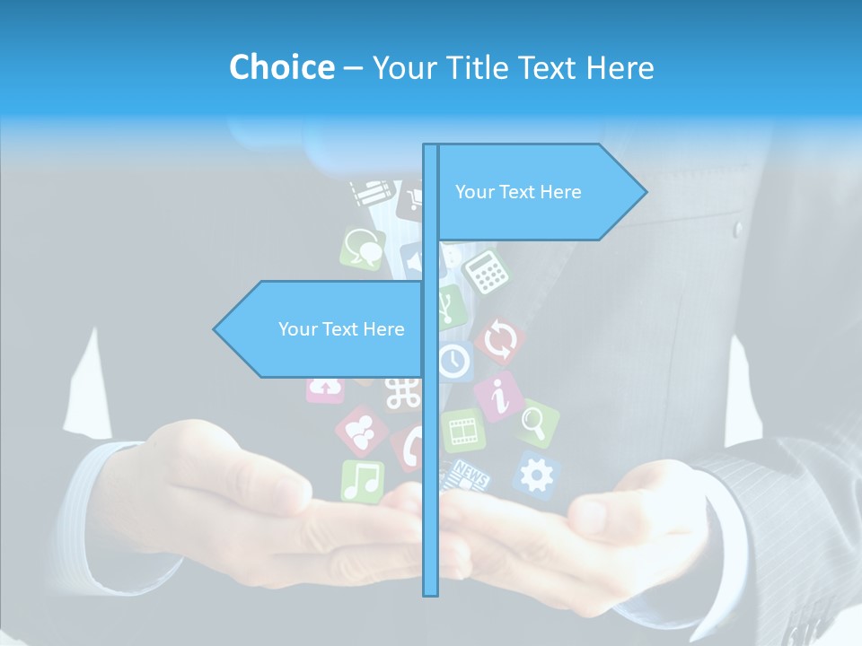 Server White Modern PowerPoint Template