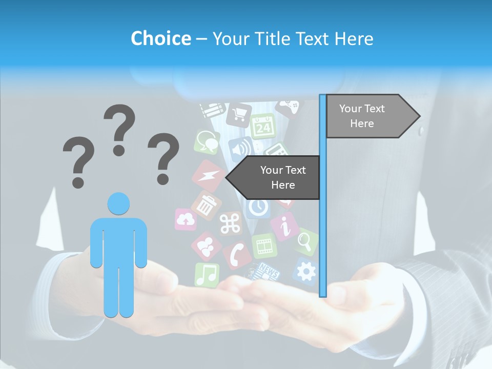 Server White Modern PowerPoint Template
