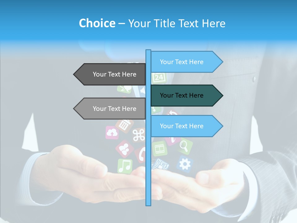 Server White Modern PowerPoint Template