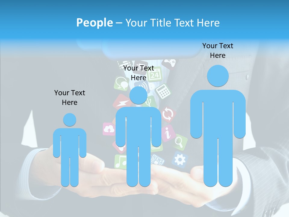 Server White Modern PowerPoint Template