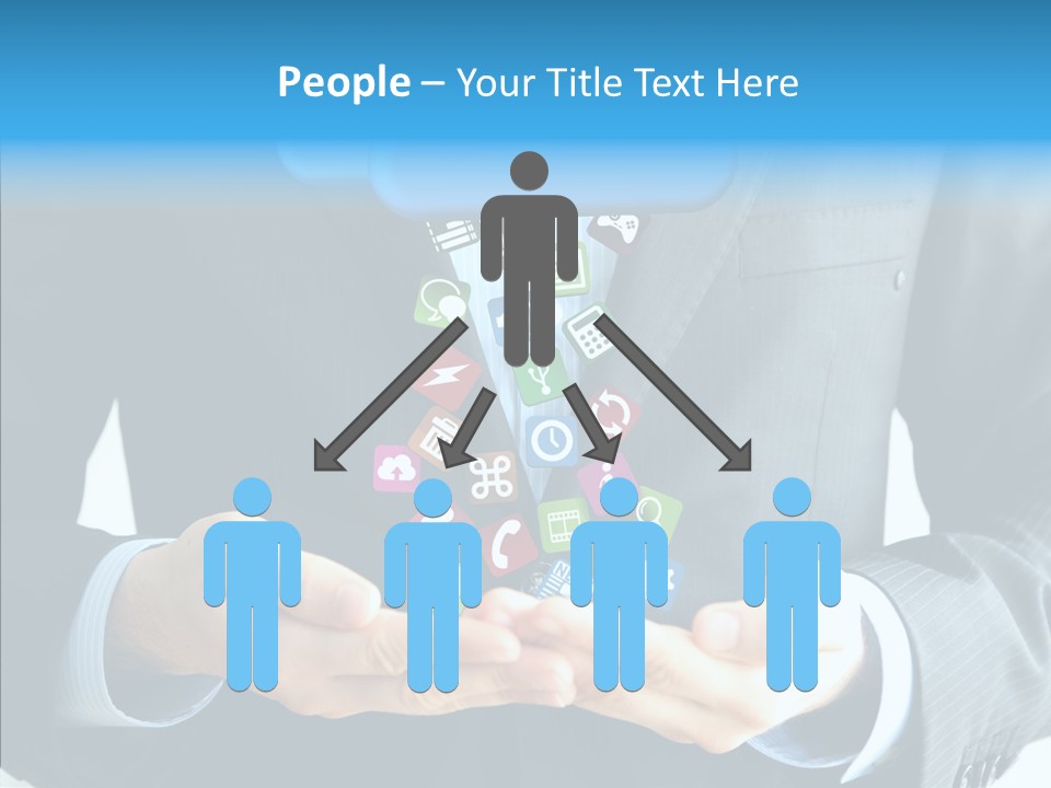 Server White Modern PowerPoint Template