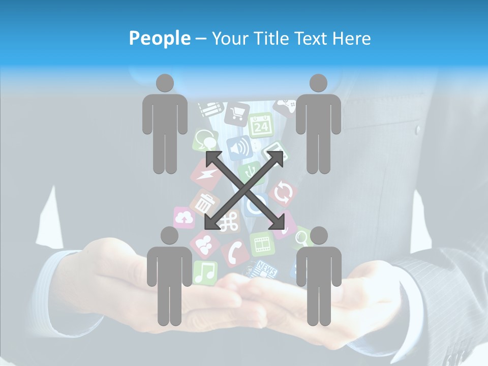 Server White Modern PowerPoint Template