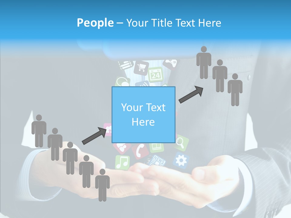 Server White Modern PowerPoint Template