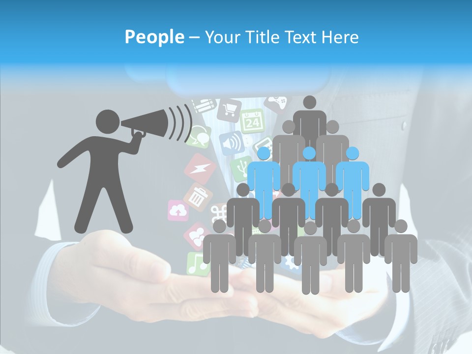 Server White Modern PowerPoint Template