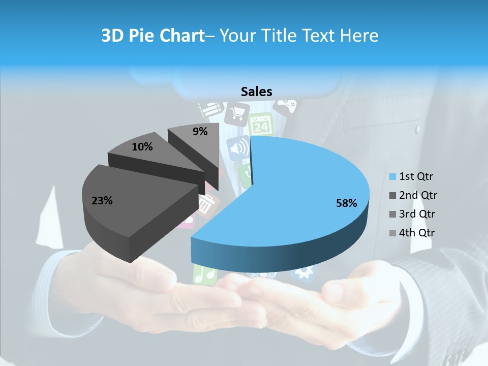Server White Modern PowerPoint Template