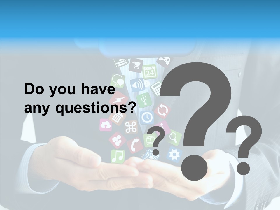 Server White Modern PowerPoint Template