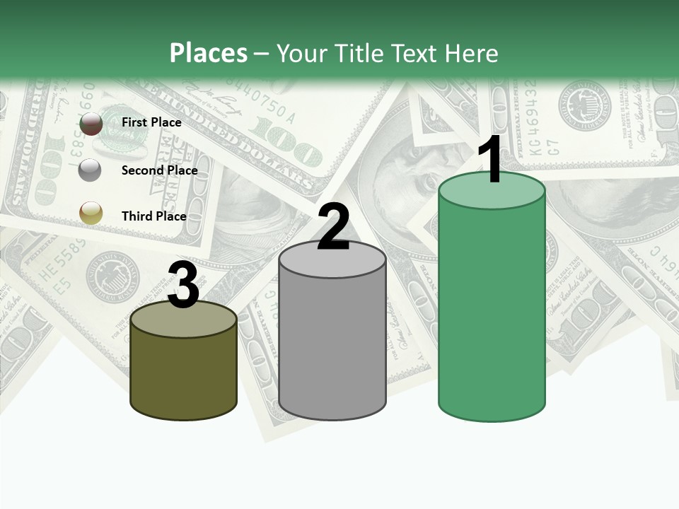 Many Bank Bill PowerPoint Template