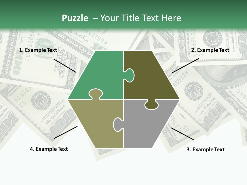Many Bank Bill PowerPoint Template