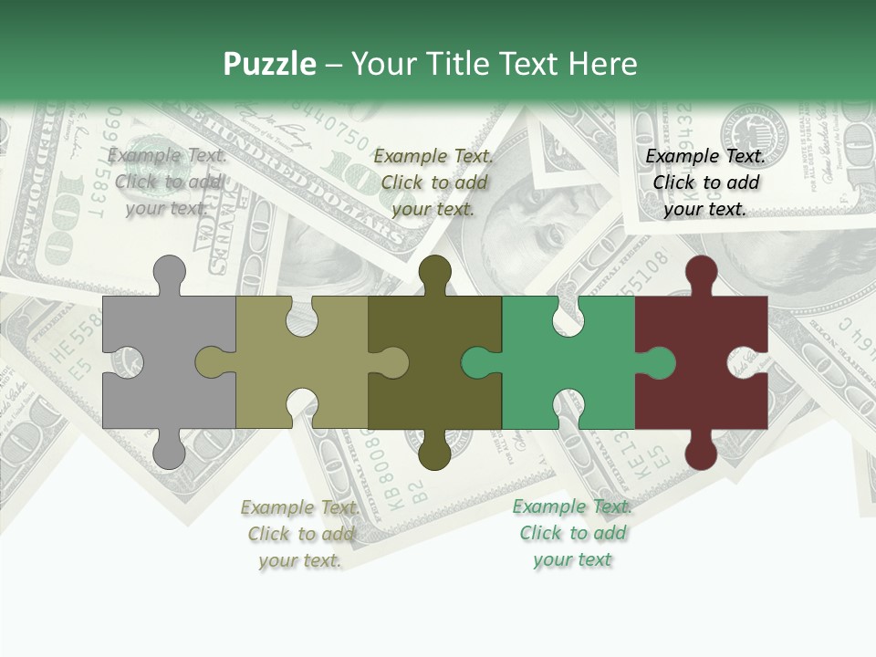 Many Bank Bill PowerPoint Template