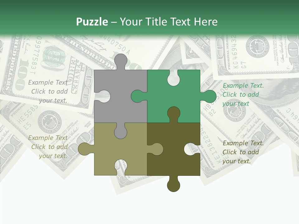 Many Bank Bill PowerPoint Template