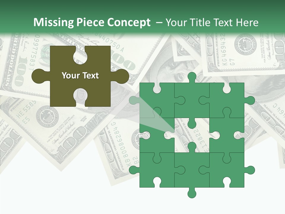 Many Bank Bill PowerPoint Template