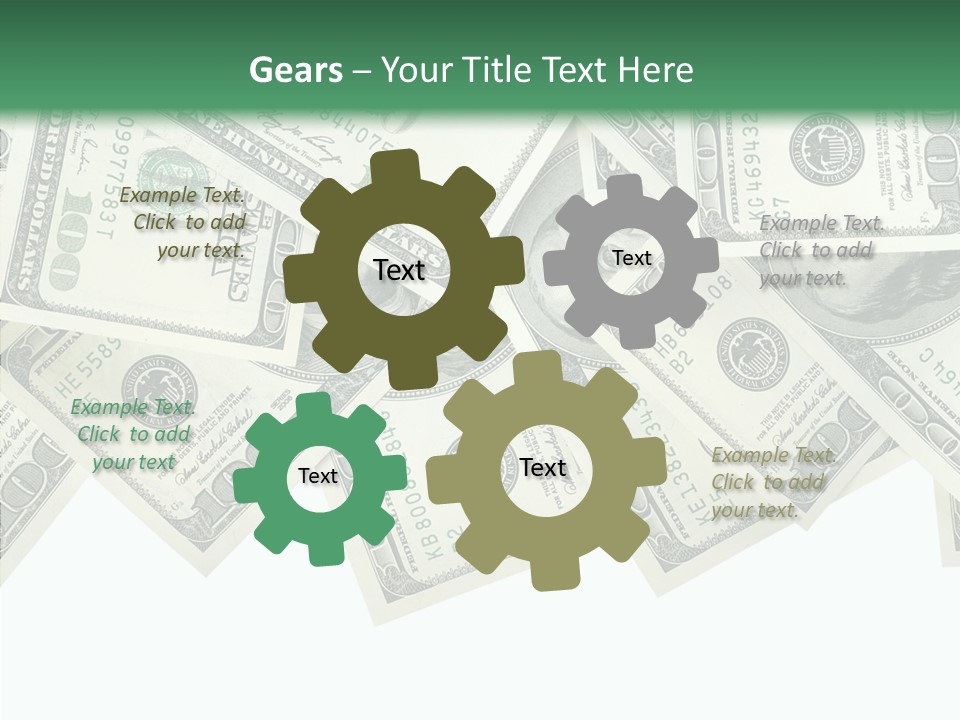 Many Bank Bill PowerPoint Template