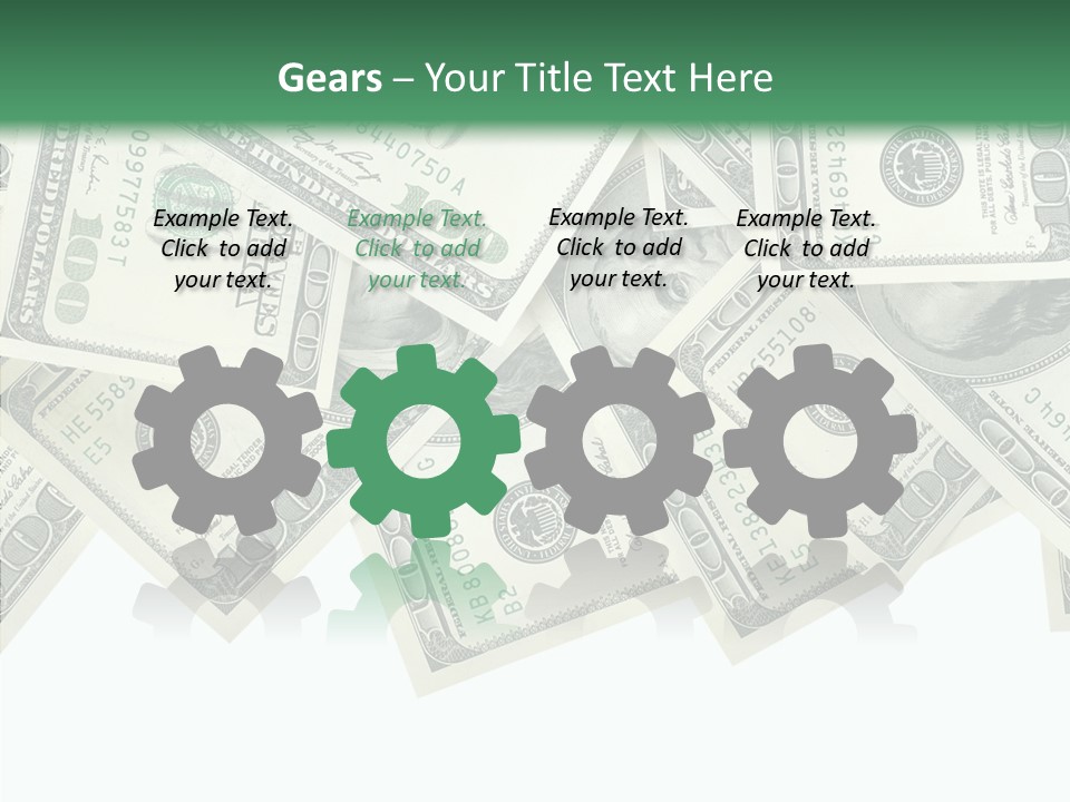 Many Bank Bill PowerPoint Template