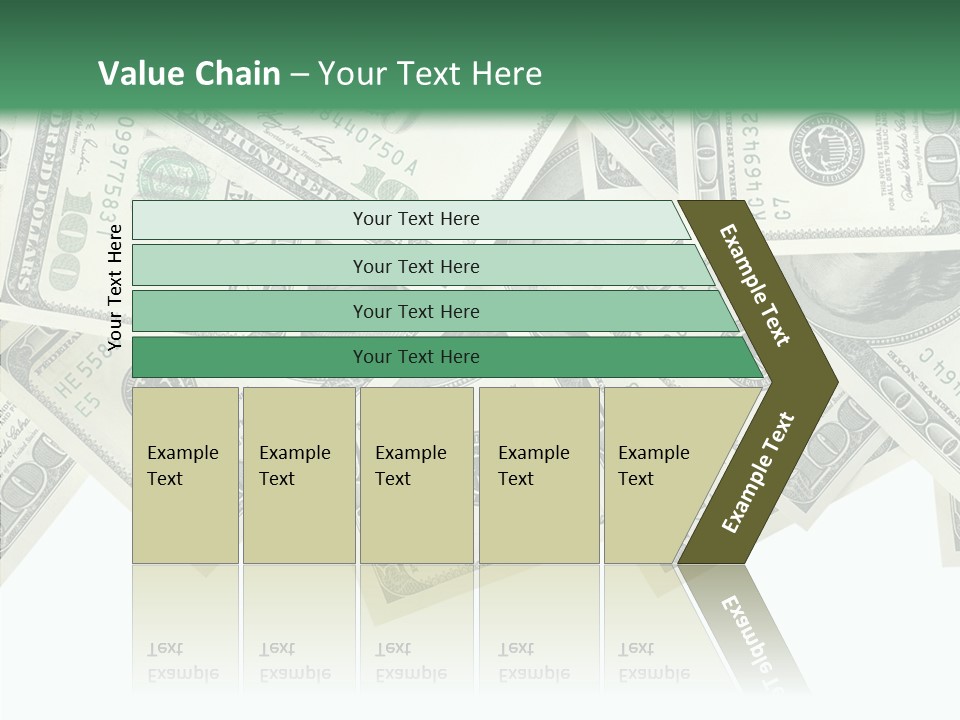 Many Bank Bill PowerPoint Template