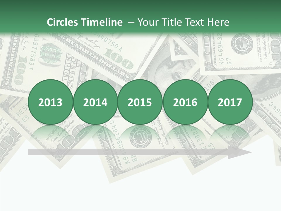 Many Bank Bill PowerPoint Template