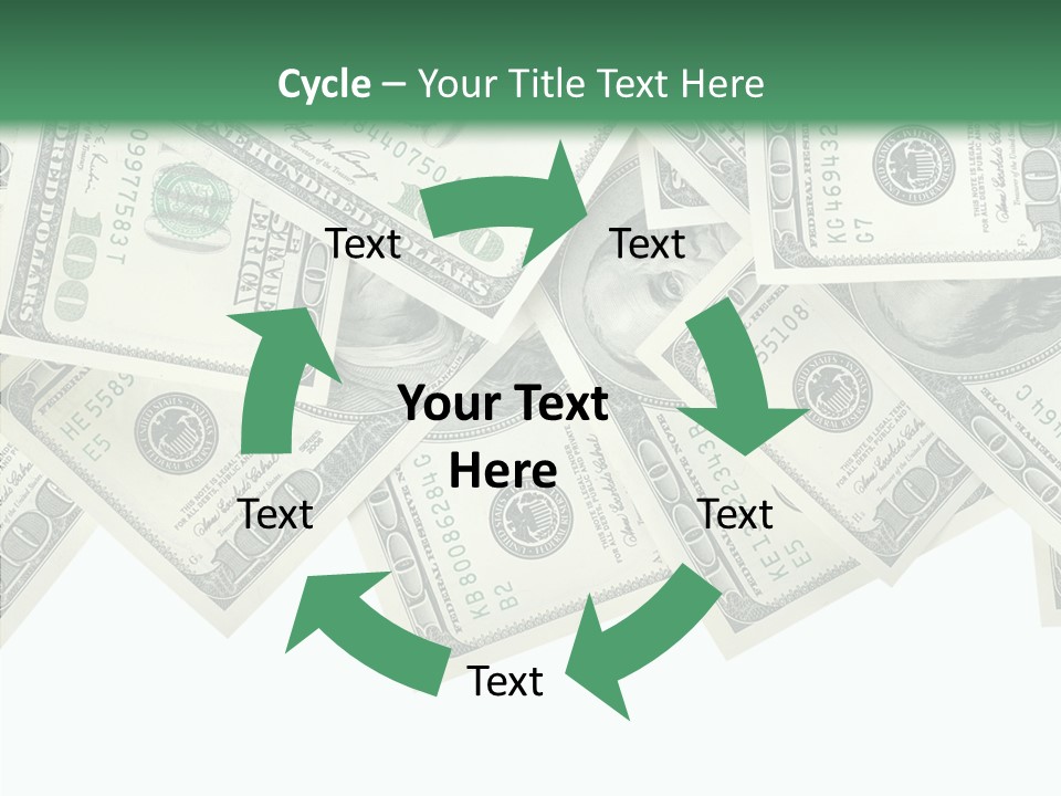 Many Bank Bill PowerPoint Template