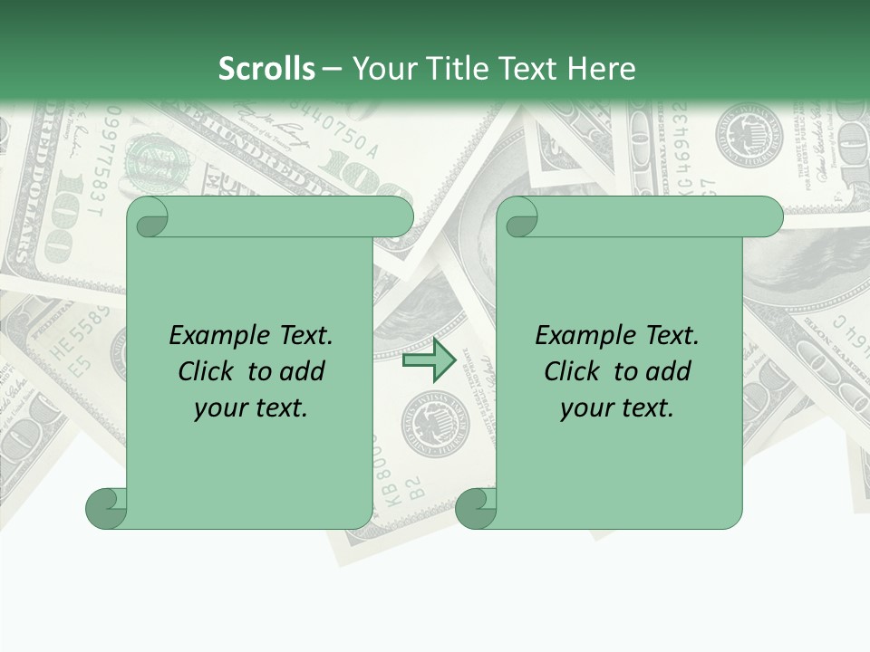 Many Bank Bill PowerPoint Template