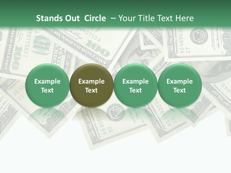 Many Bank Bill PowerPoint Template