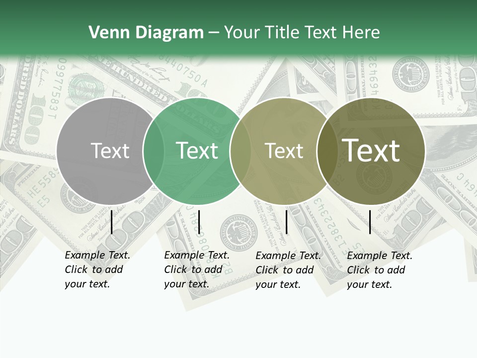Many Bank Bill PowerPoint Template