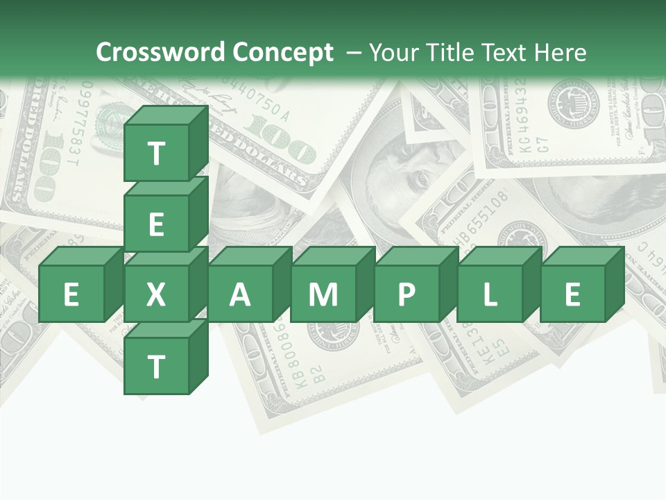 Many Bank Bill PowerPoint Template