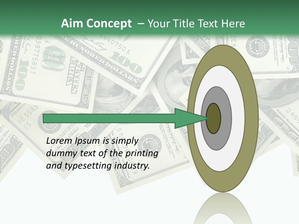 Many Bank Bill PowerPoint Template