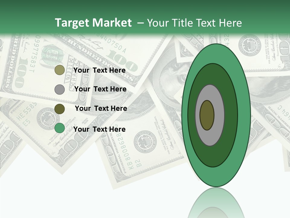 Many Bank Bill PowerPoint Template