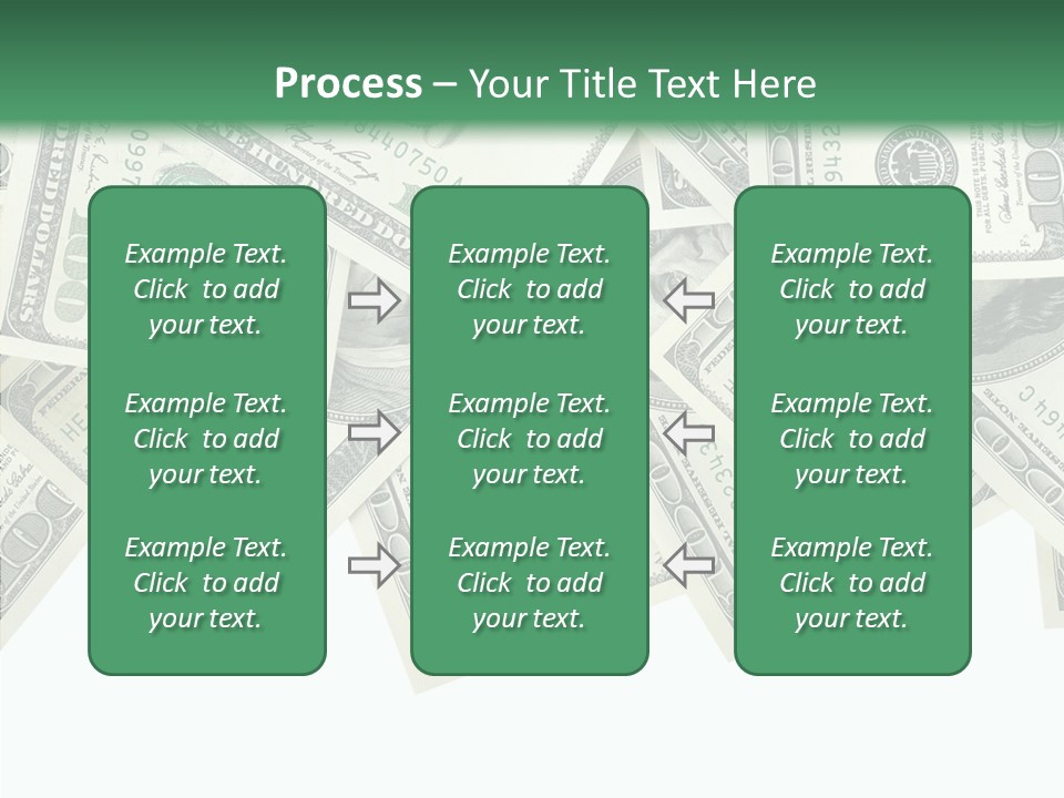 Many Bank Bill PowerPoint Template