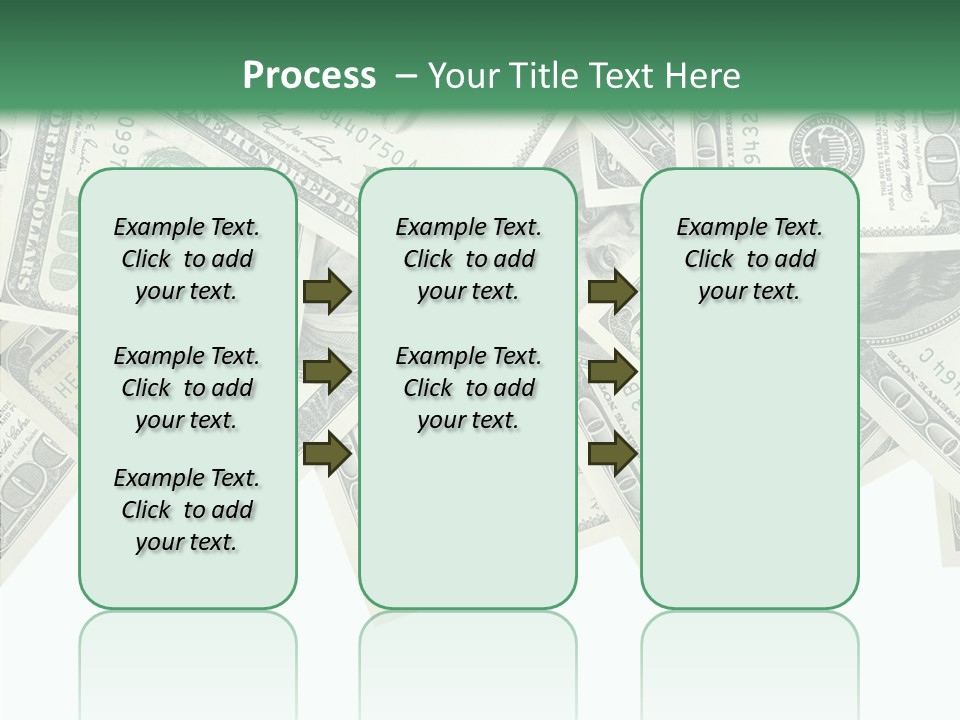 Many Bank Bill PowerPoint Template