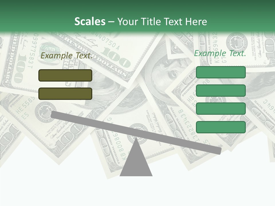 Many Bank Bill PowerPoint Template