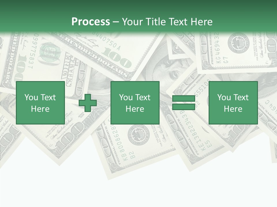 Many Bank Bill PowerPoint Template