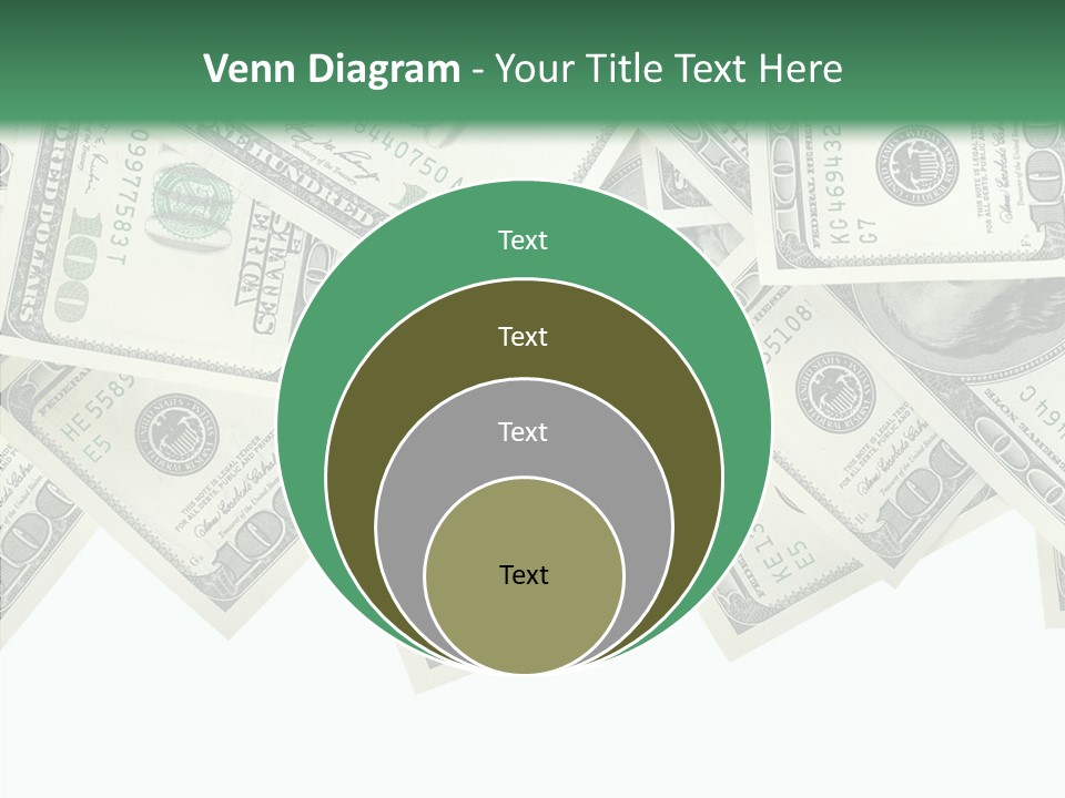 Many Bank Bill PowerPoint Template