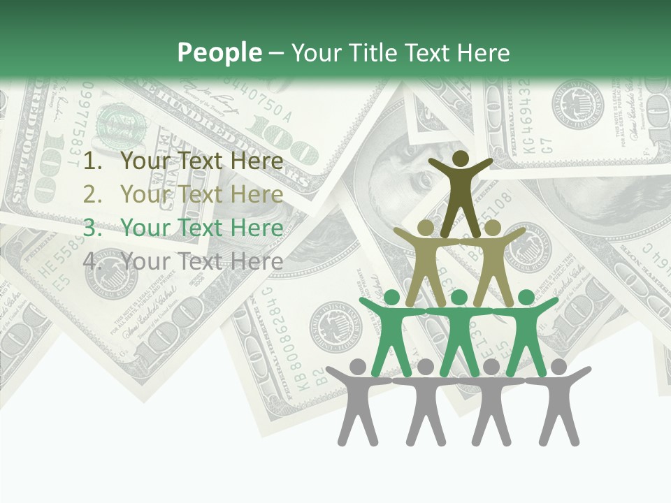 Many Bank Bill PowerPoint Template