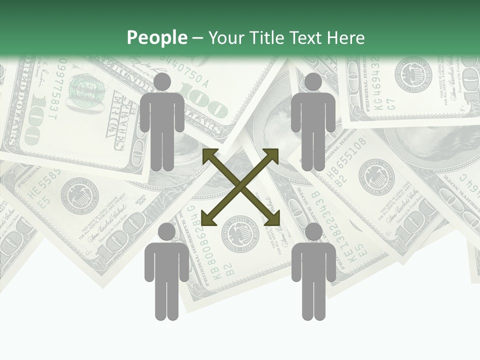 Many Bank Bill PowerPoint Template