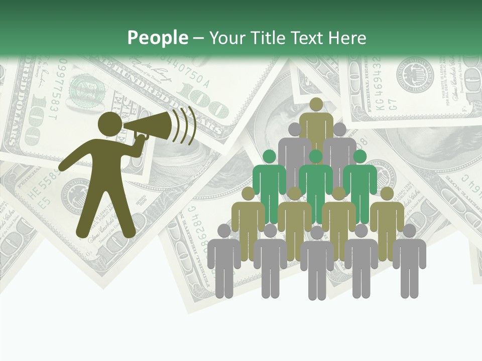 Many Bank Bill PowerPoint Template