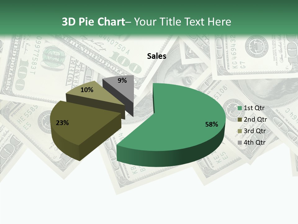 Many Bank Bill PowerPoint Template