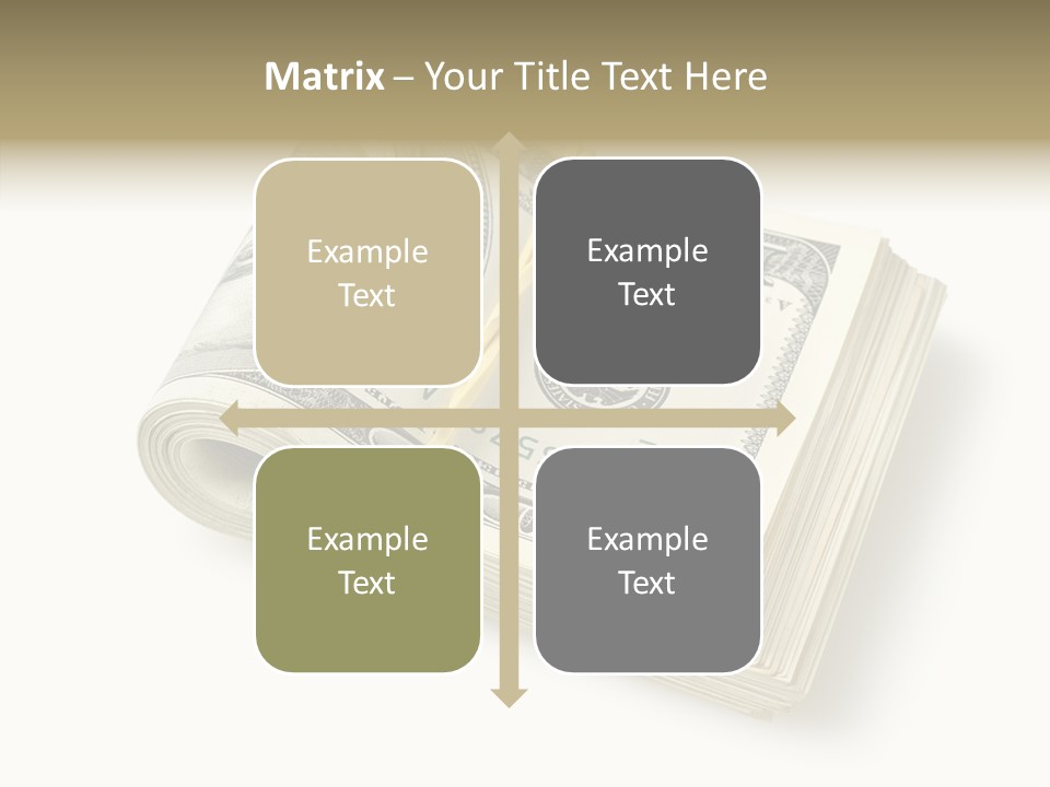 Dollar Pay Isolated PowerPoint Template