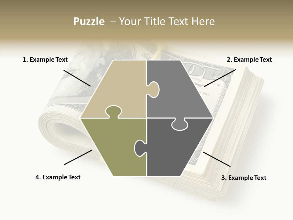 Dollar Pay Isolated PowerPoint Template