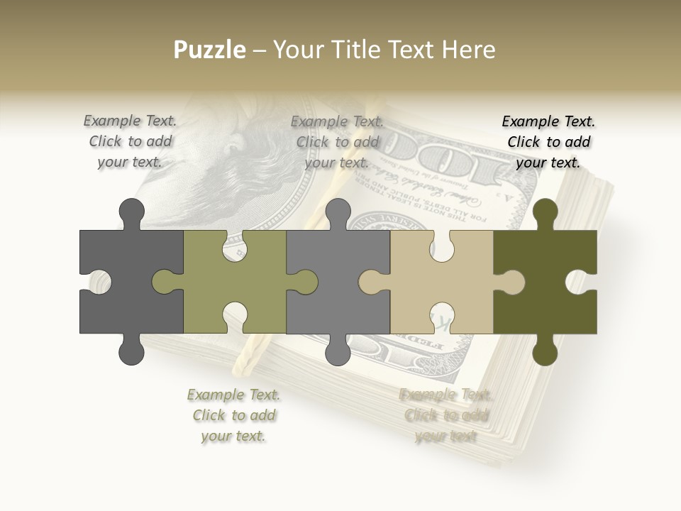 Dollar Pay Isolated PowerPoint Template