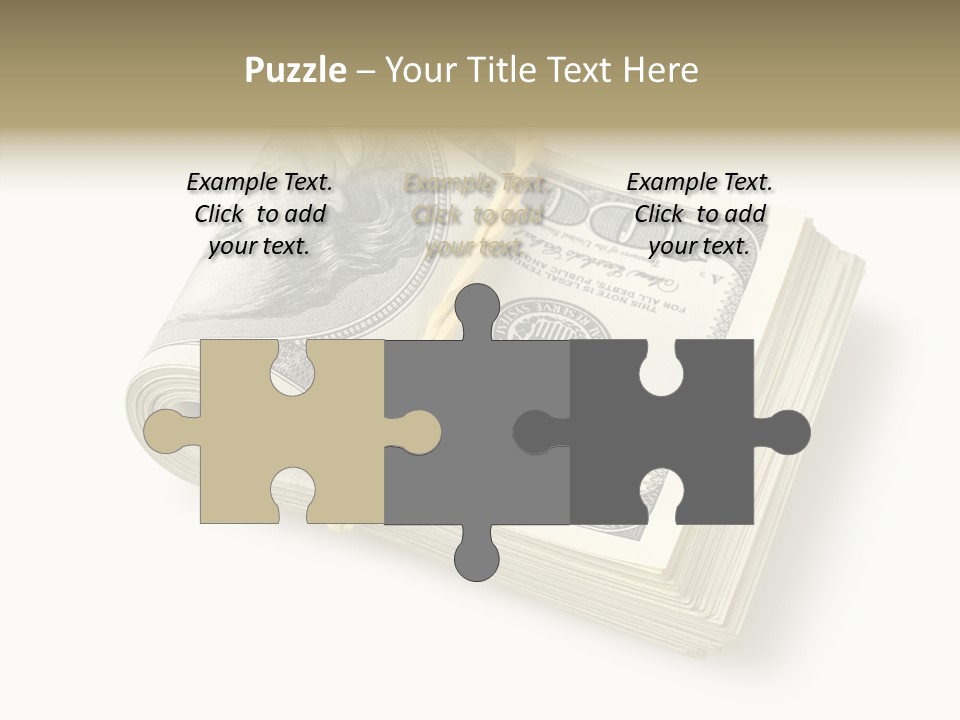 Dollar Pay Isolated PowerPoint Template