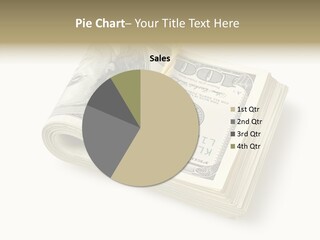 Dollar Pay Isolated PowerPoint Template