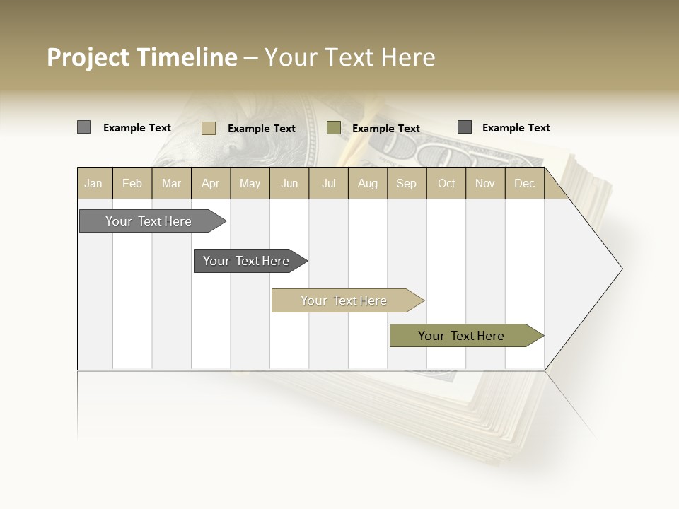 Dollar Pay Isolated PowerPoint Template