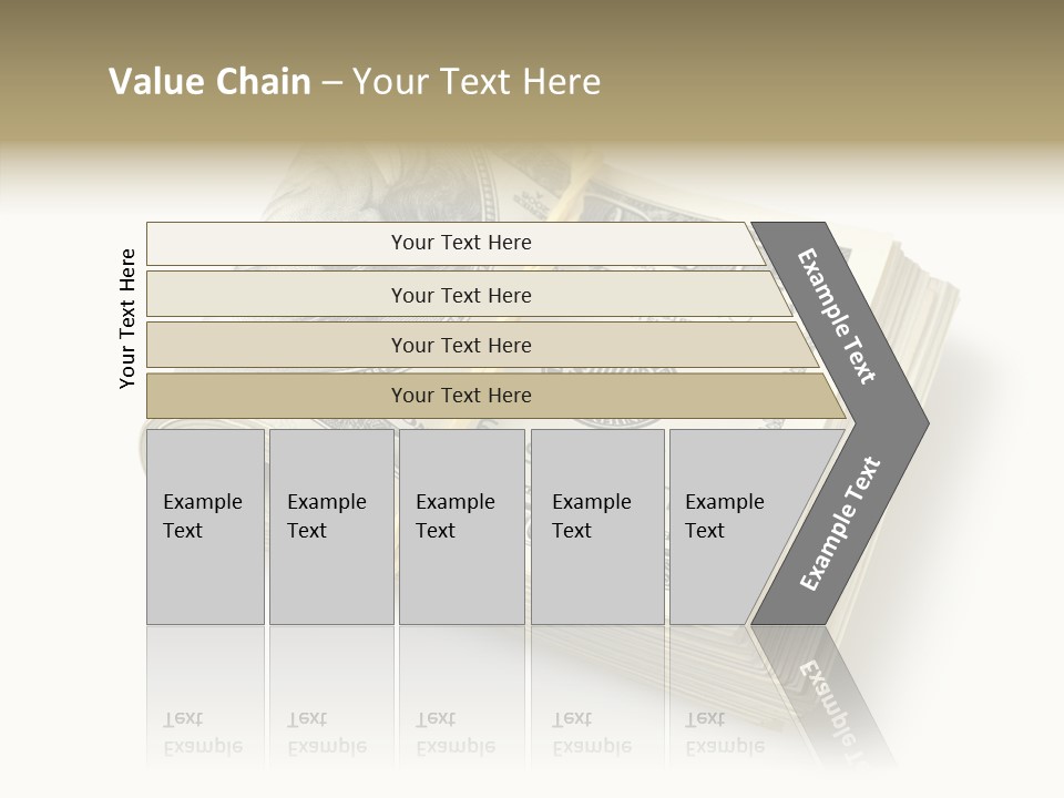 Dollar Pay Isolated PowerPoint Template