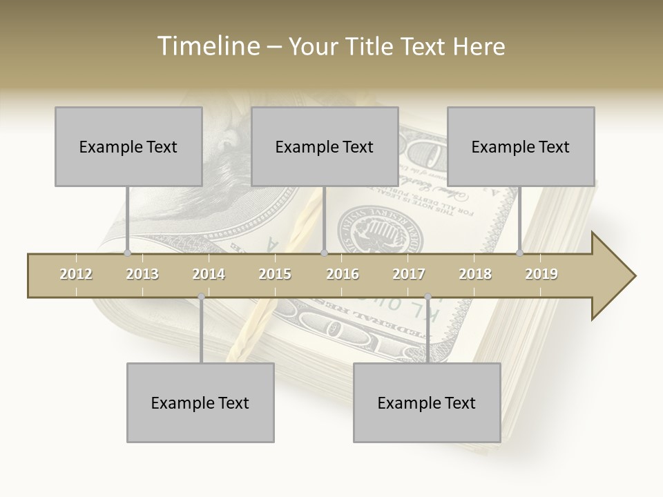 Dollar Pay Isolated PowerPoint Template