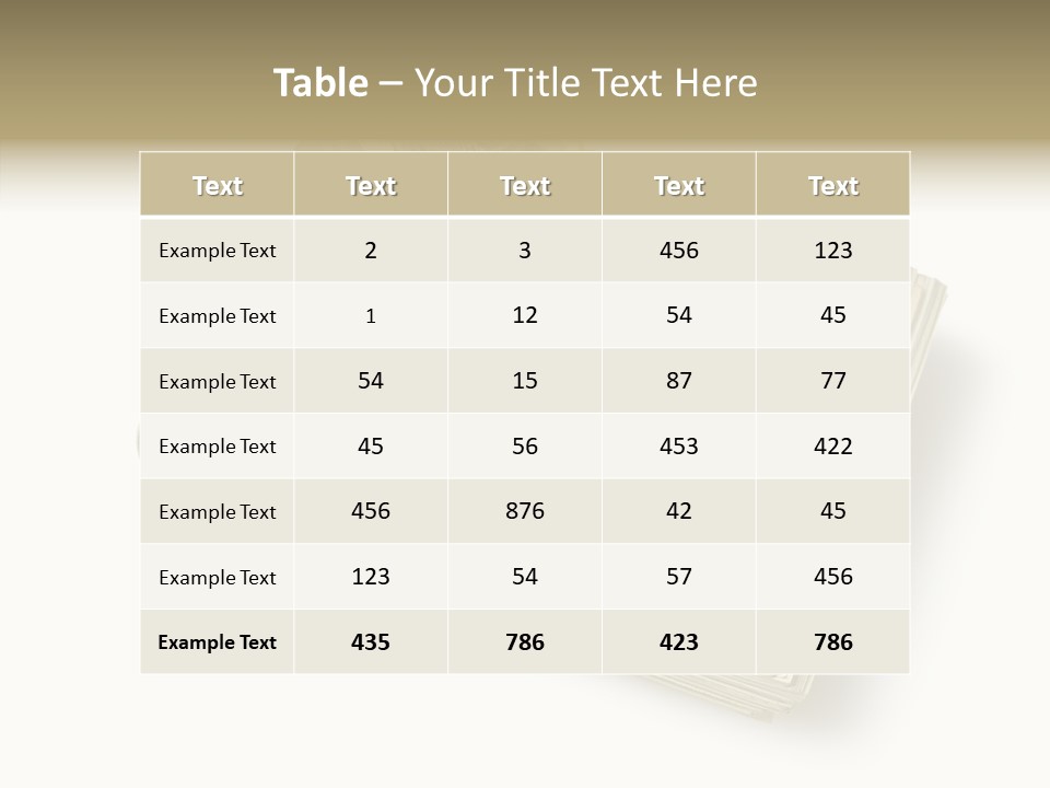 Dollar Pay Isolated PowerPoint Template
