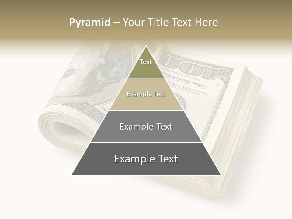 Dollar Pay Isolated PowerPoint Template